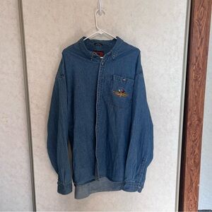Brickyard 500 Vintage 90s Denim Jacket Men’s Size 3XL